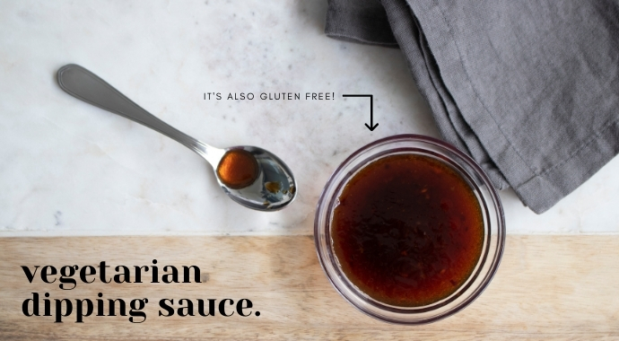 AUvegetarian dipping sauce