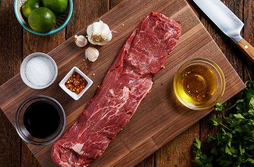 Recipe Grilled Skirt Steak with Chimichuri_Step 1